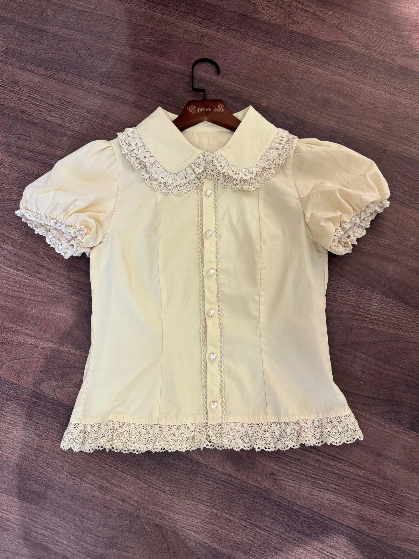 DreamWhale - Showa Dessert Showcase - Kawaii Lolita Dress Suit Pudding-Inspired JSK/Salopette