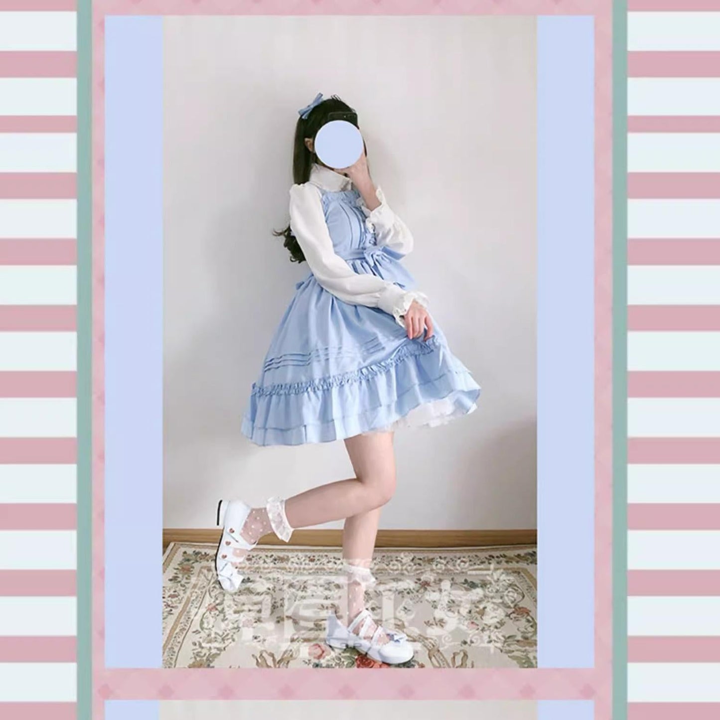 Strawberry Witch - Sweet Lolita JSK Multicolored Lolita Dress