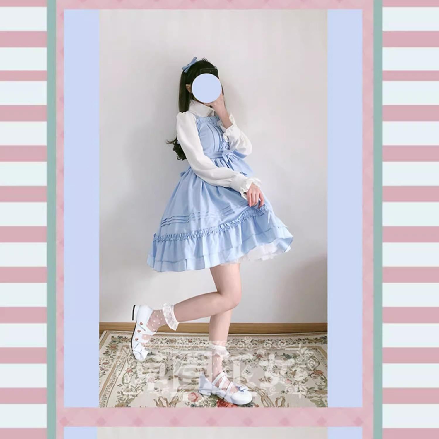 Strawberry Witch - Sweet Lolita JSK Multicolored Lolita Dress