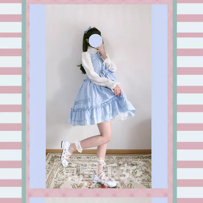 Strawberry Witch - Sweet Lolita JSK Multicolored Lolita Dress