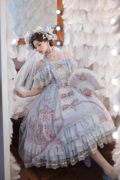 Garden Cat - Gorgeous Lolita JSK Dress Wedding Lolita Dress