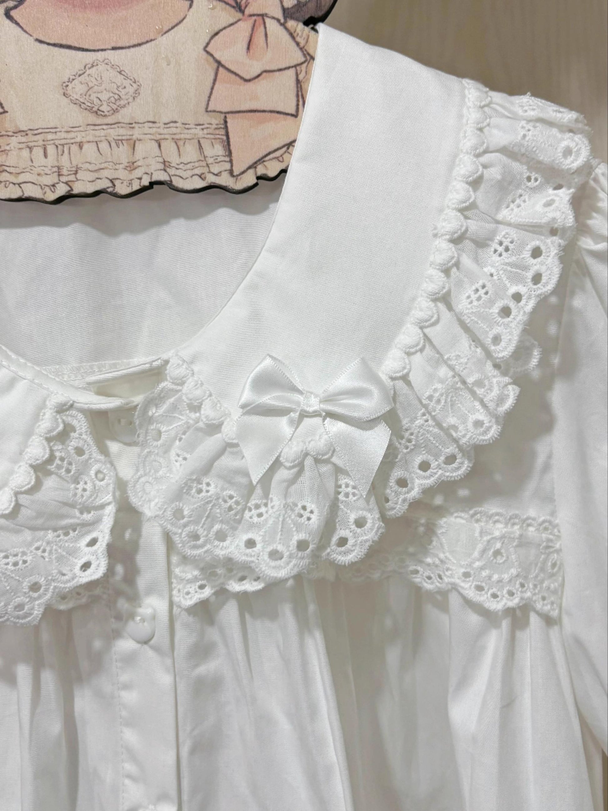 MeowMeow - Rabbit Box - Cotton Peter-pan Collar Lolita Blouse