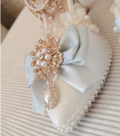 Cat Fairy - Gorgeous Lolita Tea Party Necklace, High Heels Shoes and BNT Hat