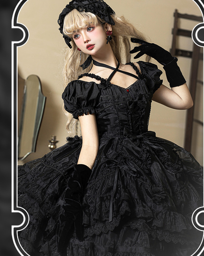 Puppets and Doll - Sweet Lolita OP Dress Multicolor