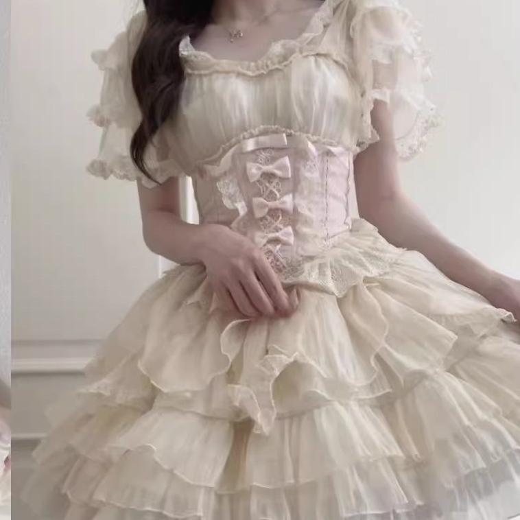 Original Design - Heart Flutter Love - Sweet Lolita Accessoriy Set and Inner Wear Multicolors