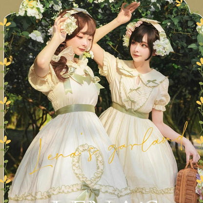 Magic Tea Party - Lena's Garland - Elegant Lolita HeaddressPearl Headband Set with Hair Clip
