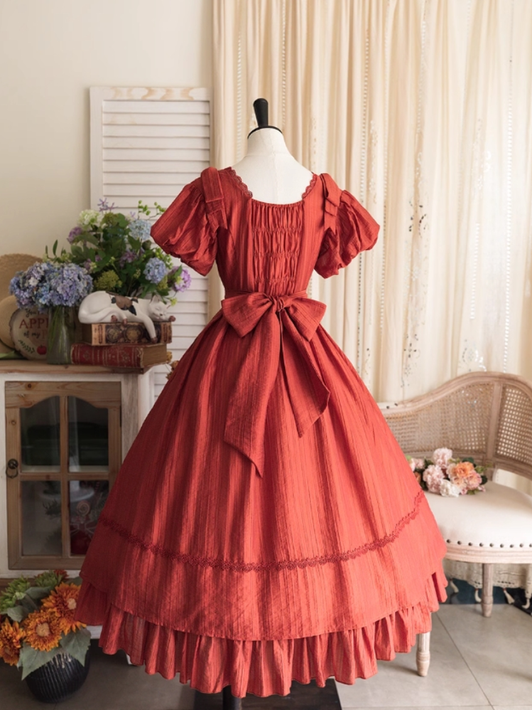 Forest Wardrobe - Forest Gallery - Country Lolita OP Dress Elegant Tencel Dress