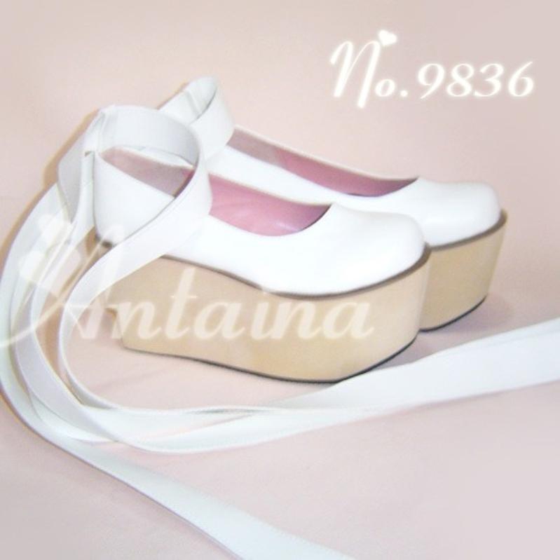 Antaina - Wedding Lolita Platform Shoes Bridal Shoes Multicolor
