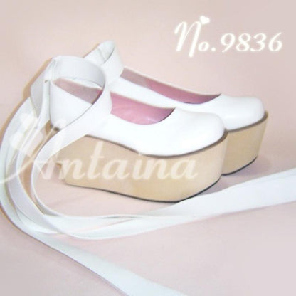 Antaina - Wedding Lolita Platform Shoes Bridal Shoes Multicolor
