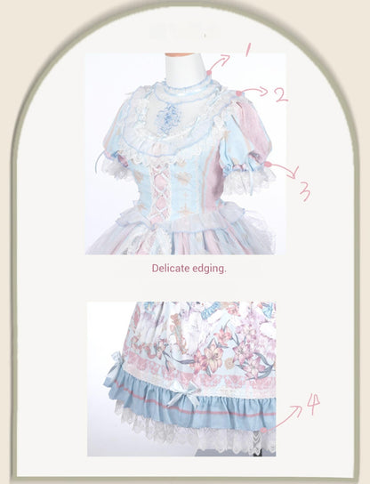 Bolero - Liliana Cat - Sweet Lolita Gorgeous OP Dress with Soft Lace & Organza