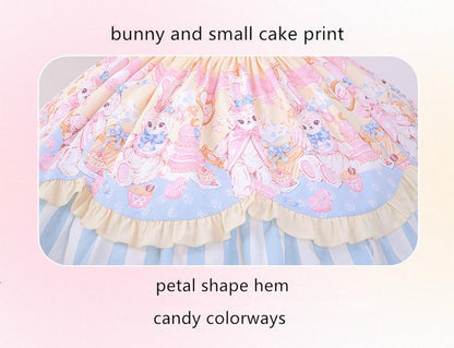 Mewroco - Party Bunny - Sweet Lolita Salopette Cute Daily Lolita Dress