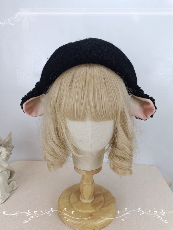 Cocoa Jam - Upgrade 3D Sheep Ear Lolita Beret