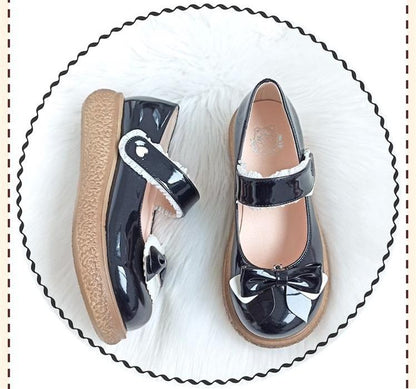 Lixing Luo - Cute Milkmaid Round Toe Multicolor Lolita Shoes