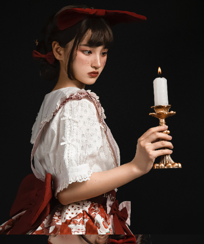 MIST - Kawaii Lolita Lace Shirt