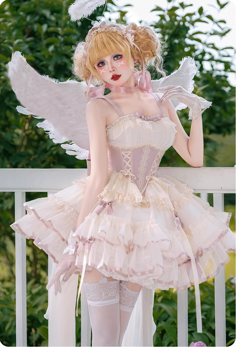 ZhiJinYuan - Time Waltz - Sweet Lolita Short Dress Ballet Style JSK
