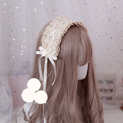 Xiaogui - Japanese Style Sweet Lolita Lace Headband Multicolors