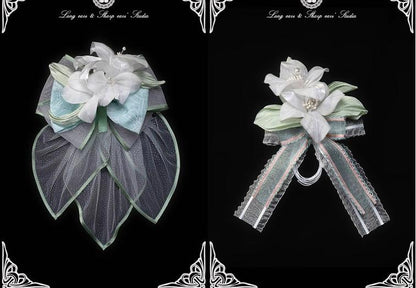 Long and Pointed Ears - Lily Overture - Wedding Lolita Dress Set Bridal Dress