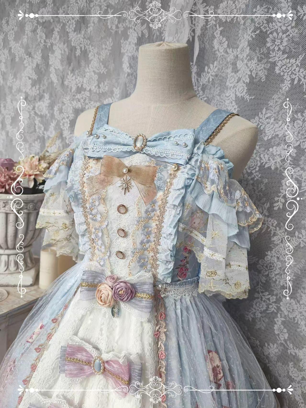 Garden Cat - Gorgeous Lolita JSK Dress Wedding Lolita Dress