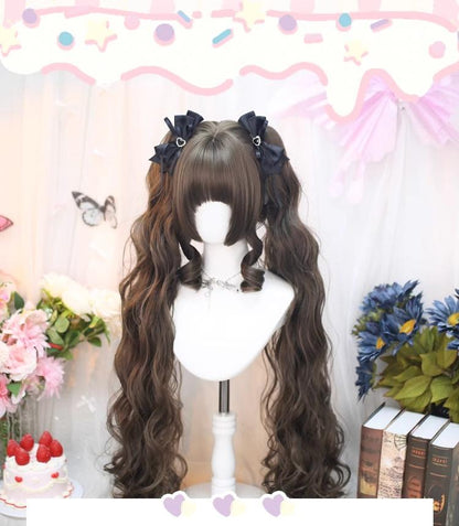 Dalao Home - Curly Lolita Wig Double Ponytails Natural Wig
