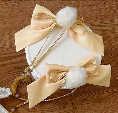 YingLuoFu - Laurel - Kawaii Han Lolita Jumper Dress Rabbit Print