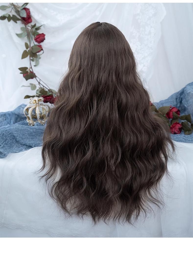 Alicegarden - Daily Lolita Wig Brown Wig With Long Wavy