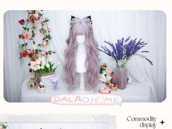 Dalao Home - Poi Balls - Sweet Lolita Wig Long Curly Purple Wigs