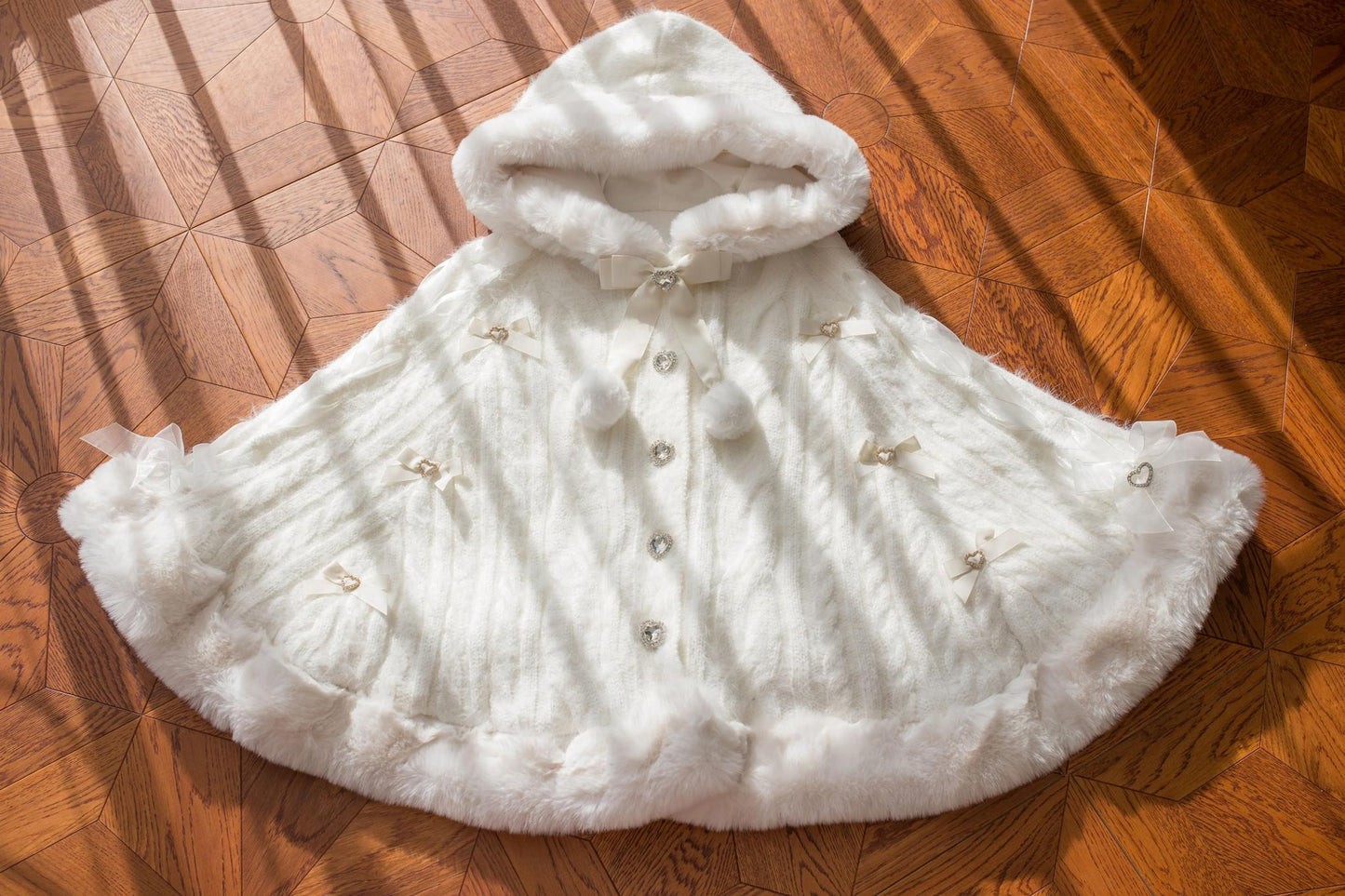 MIST - Sweet Bliss - Sweet Lolita Cape Winter Lolita Sweater Coat