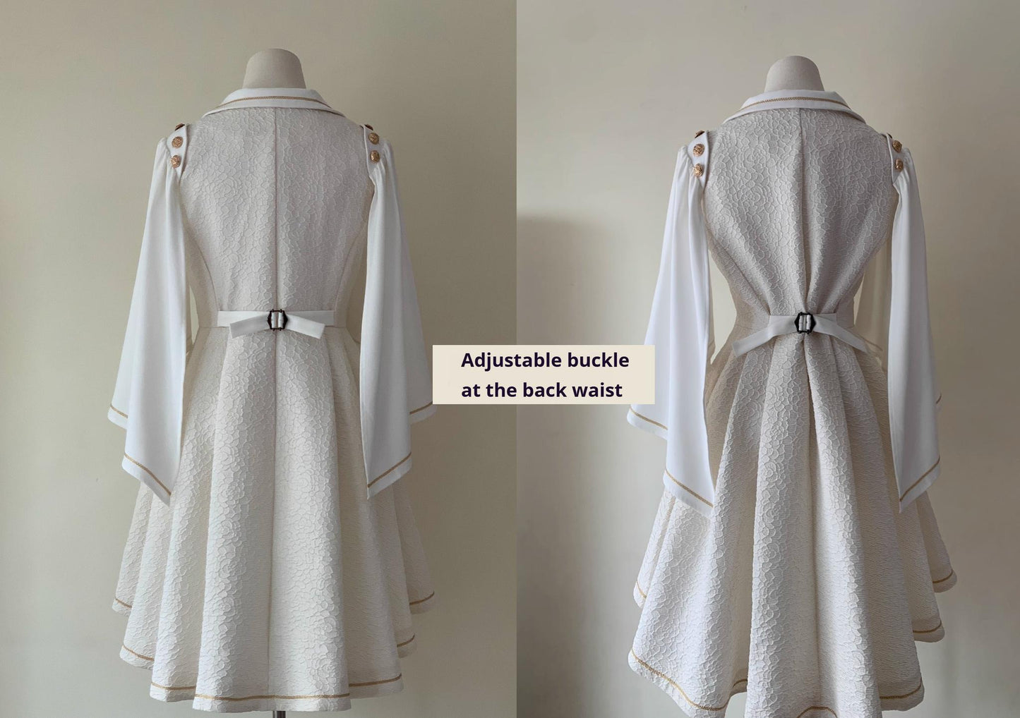 SilentMars - Fallen Moon Rule - Military Lolita Shirt Set Retro Knight Style Blouse