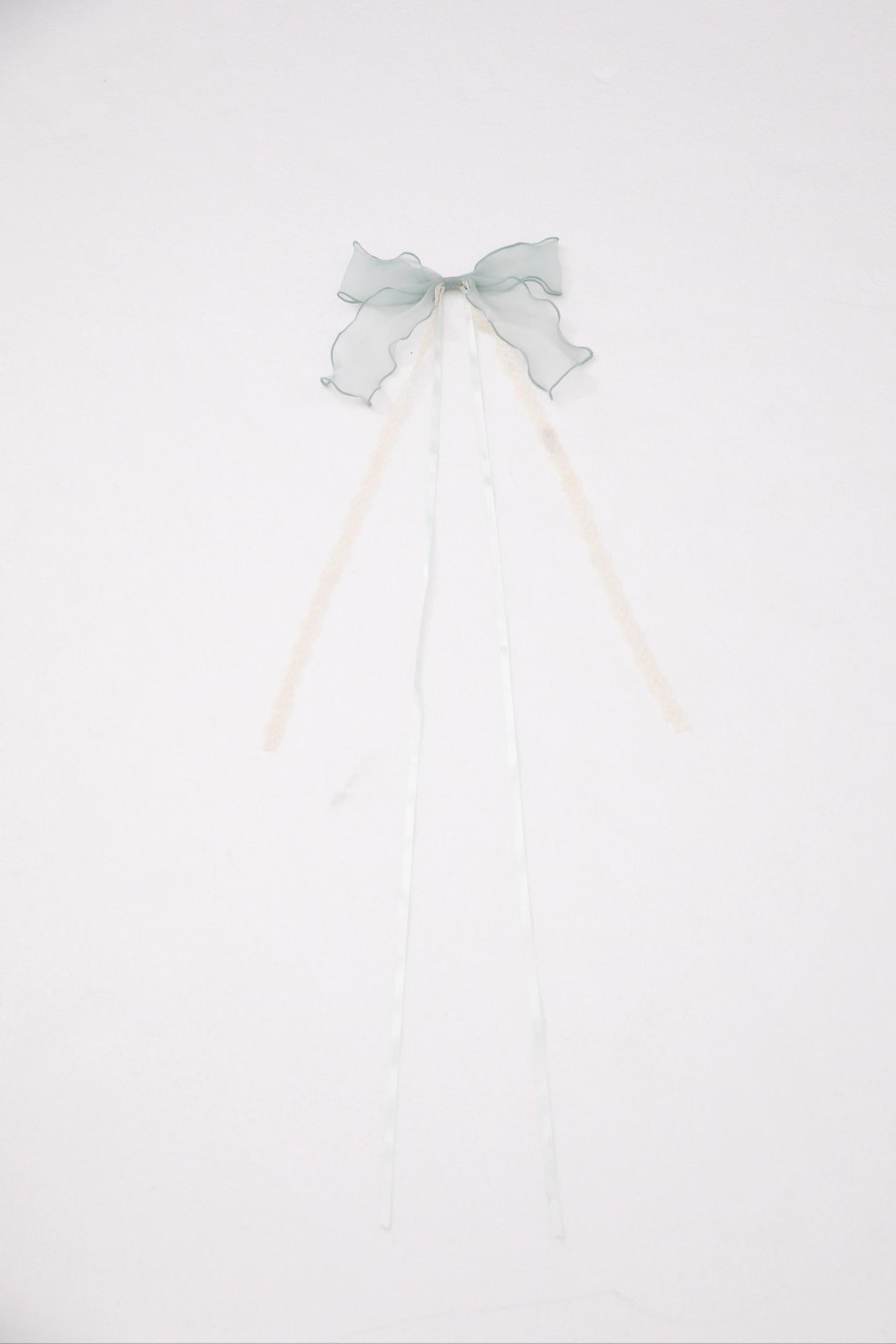 ZJstory - Sonnet Summer - Sweet Lolita Accessory Set Bow KC Hairband Waist Tie