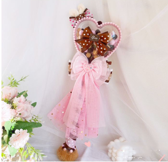 Sweetheart Endless - Sweet Lolita Fairy Wand Handmade Multicolor Heart Shaped