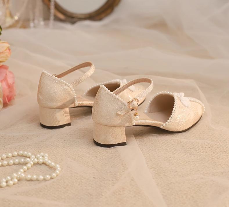 Yana - Heart Jade Yana - Qi Lolita Shoes Chunky Heels