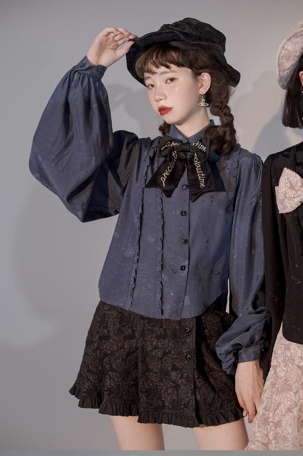 ZJstory - Gilded Age - Vintage Lolita Vest Suit Oil Painting Style Skirt Coat