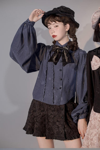 ZJstory - Gilded Age - Vintage Lolita Vest Suit Oil Painting Style Skirt Coat