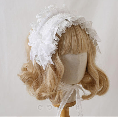 Xiaogui - Mood Limited - Elegant Lolita Headdress Bow Lace KC