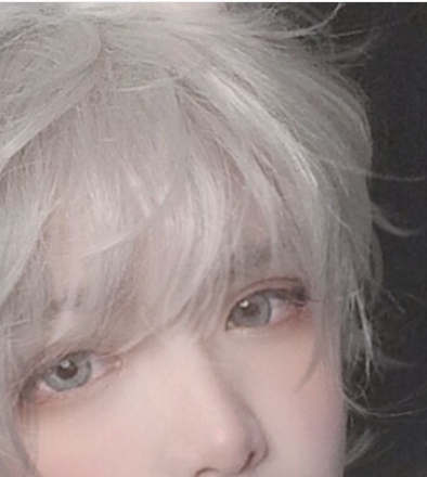 PippiPalace - Mr. Rabbit - Gray Slightly Short Curly Wig