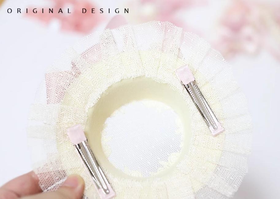 The Accessories' Story - Satin Ballet - Sweet Lolita Headdress Feather Bow