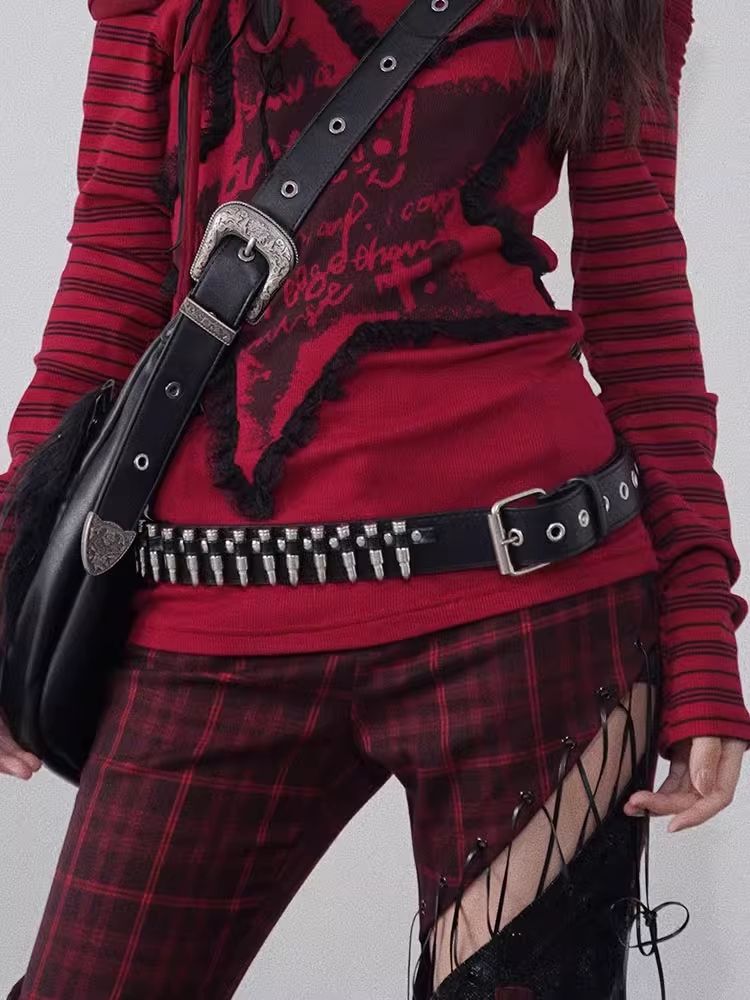 Dark gothic street style Western-style belt【s0000004939】