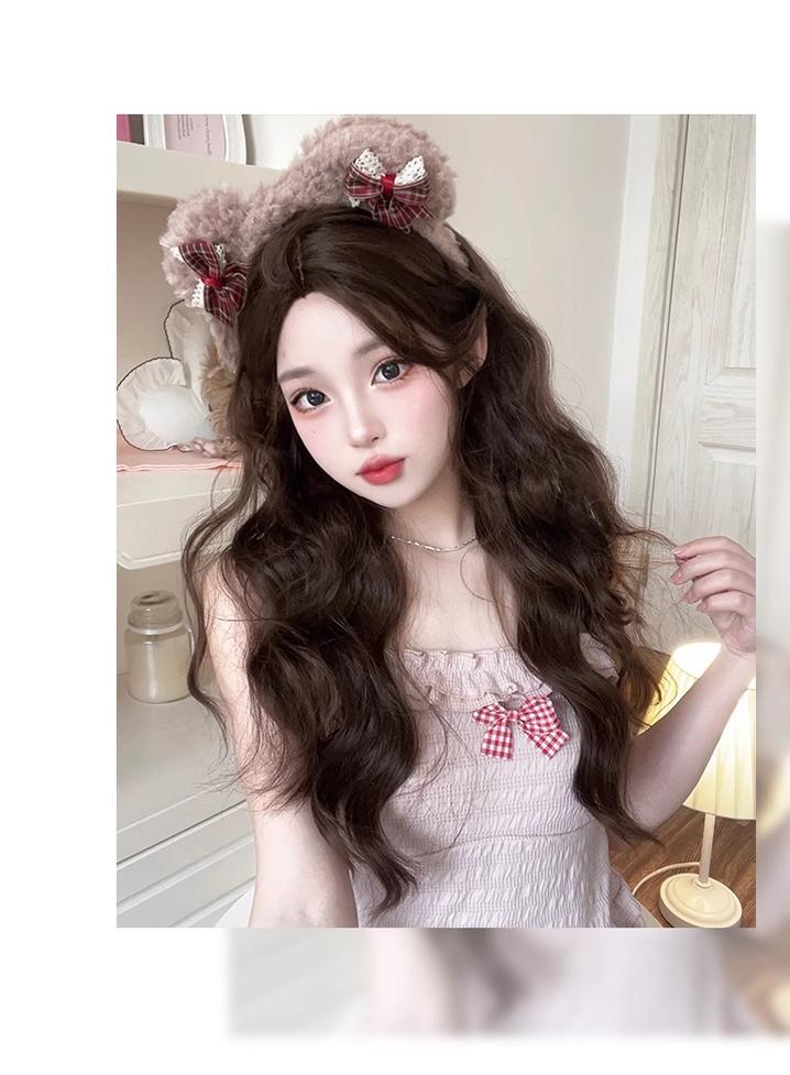 Alicegarden - Daily Lolita Wig Brown Wig With Long Wavy
