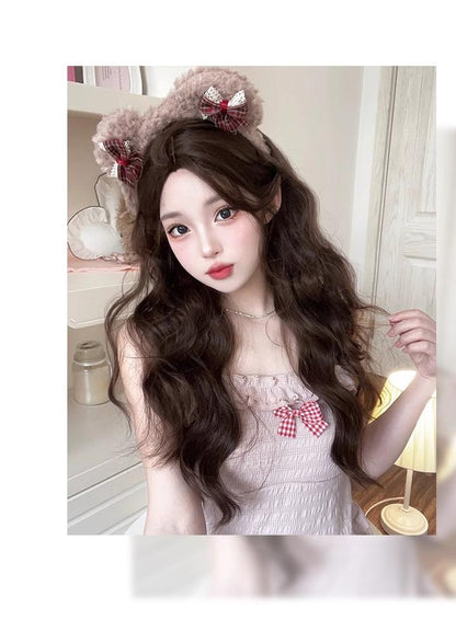 Alicegarden - Daily Lolita Wig Brown Wig With Long Wavy