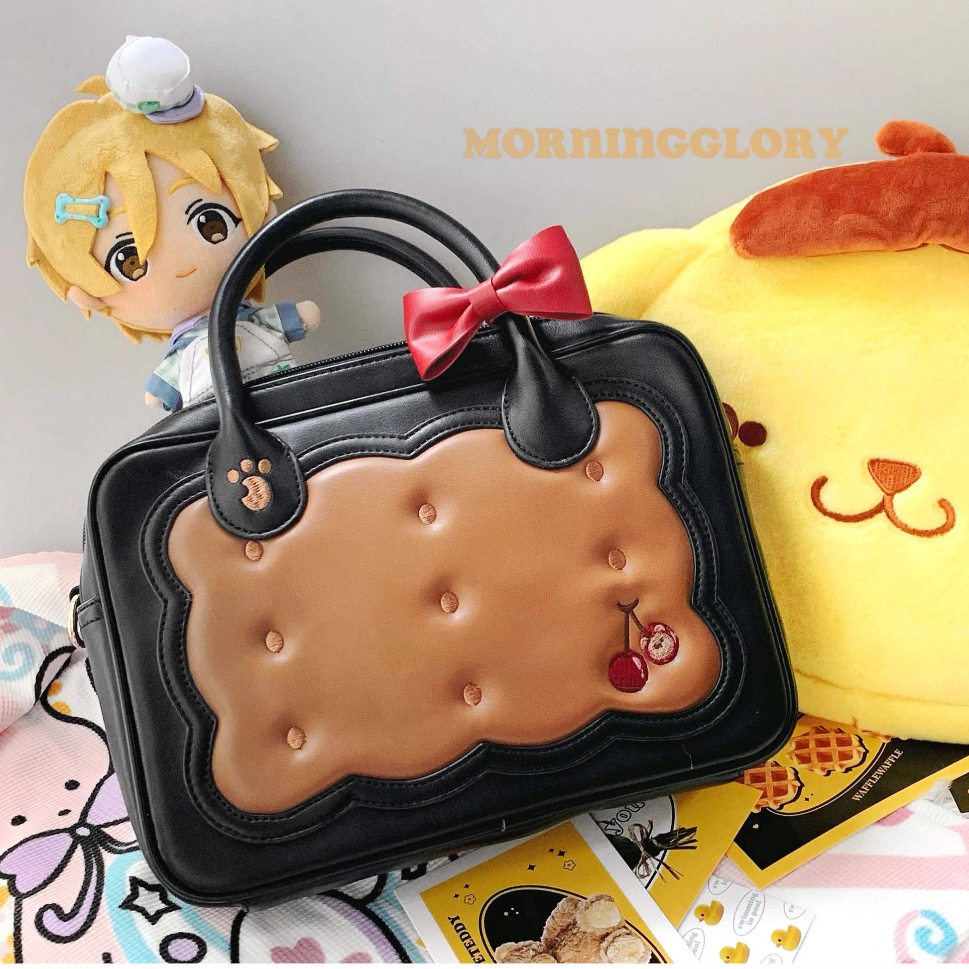 Morning Glory - Kawaii Lolita Bag Cherry Biscuit Shoulder Crossbody Handbag