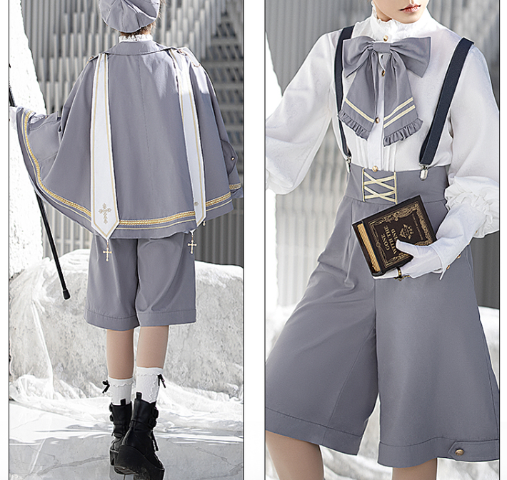 Forest Fluorescent Carps - Choir - Ouji Lolita Suits Multicolor