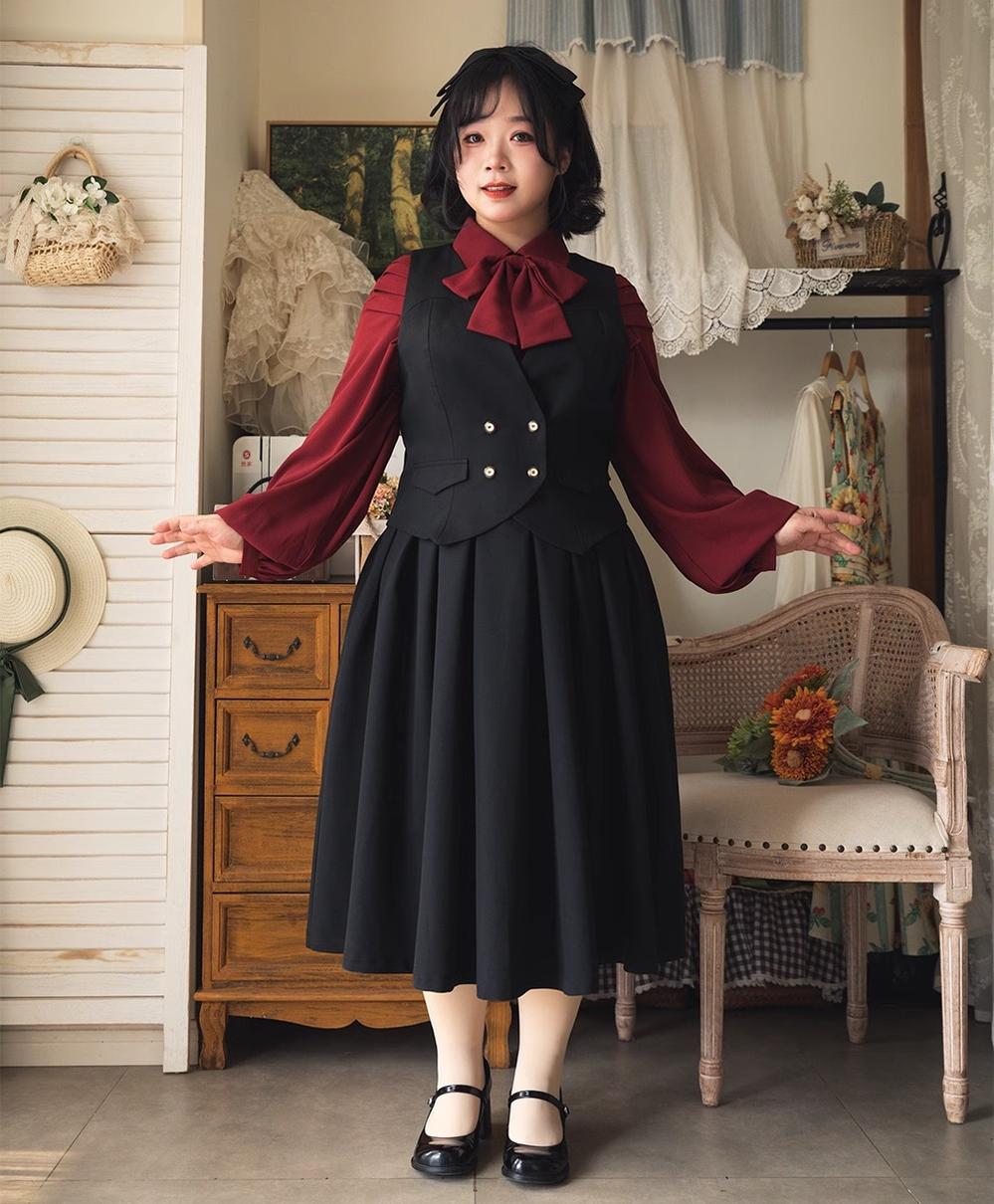 Forest Wardrobe - Forest Basket - Elegant Lolita Pleated Skirt
