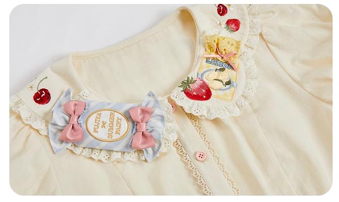 Summer Fairy - IP Collab Kawaii Lolita JSK Shirt Candy Box Hat