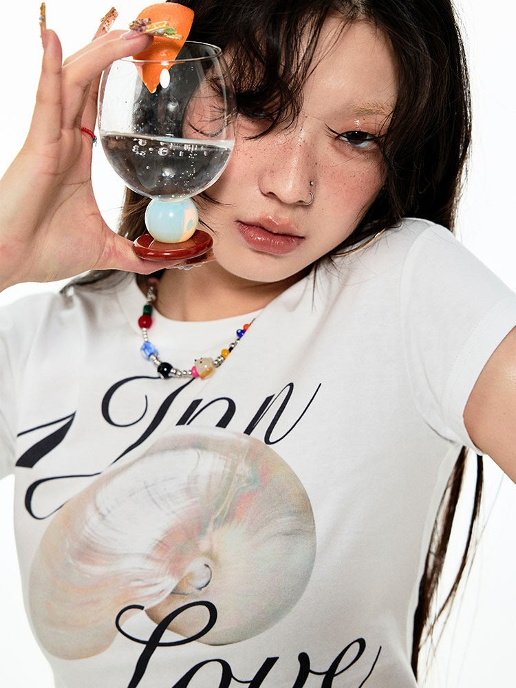 Summer Fruit Print Tee【s0000009141】