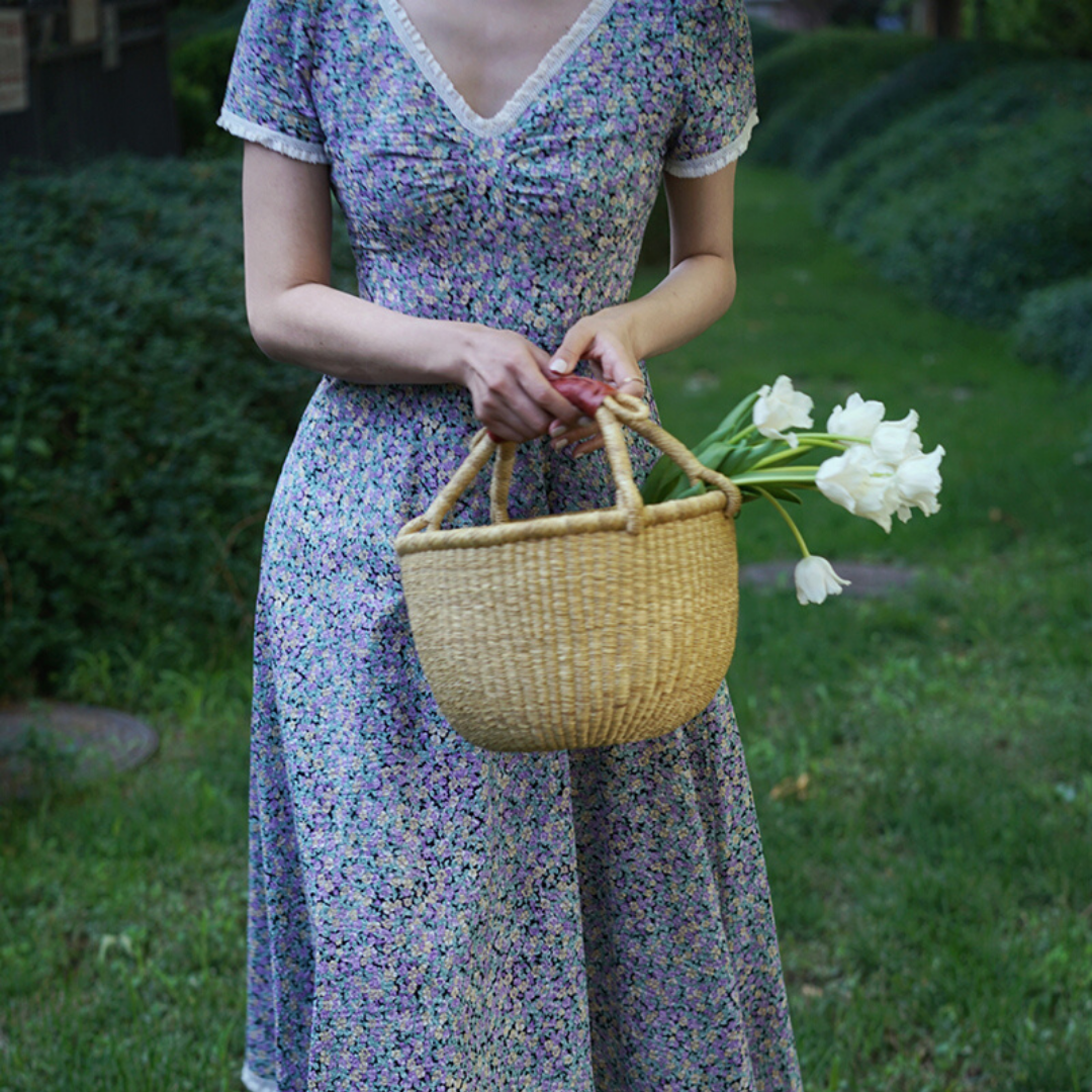 Floral vintage dress