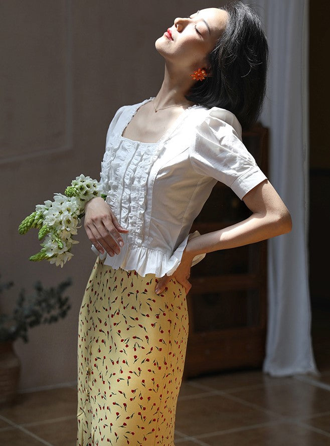 Countess Floral Vintage Skirt