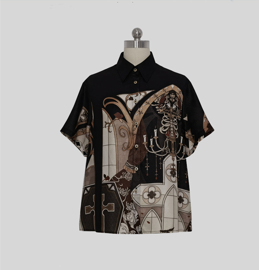 Princess Chronicles - Night Instructions - Short Sleeve Ouji Blouse