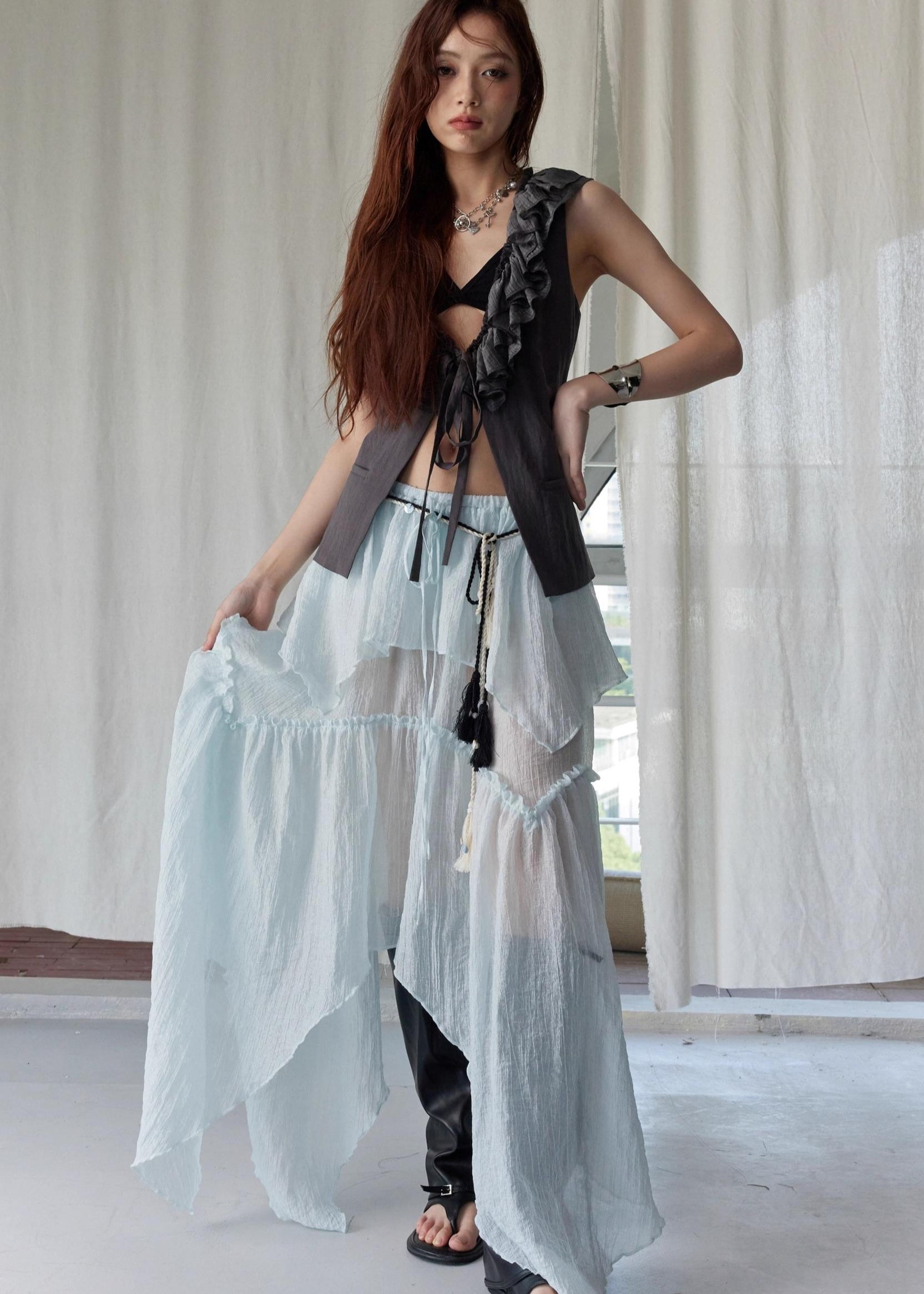Boho Mint Tank & Skirt Set-Up
