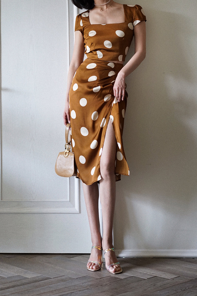 Duchess polka dot vintage skirt