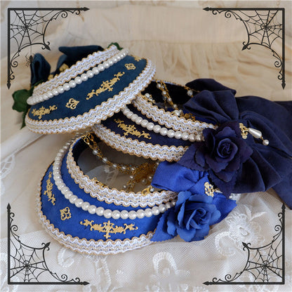 Fox Cherry-Lolita Palace Retro Gorgeous Flowers Headdress